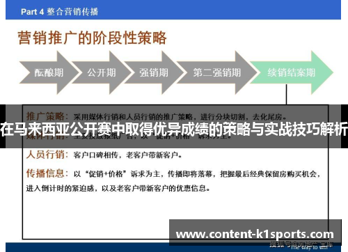 在马来西亚公开赛中取得优异成绩的策略与实战技巧解析